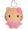 Sanrio Hello Kitty Plush Pouch Leopard Print Kitty/Suntan