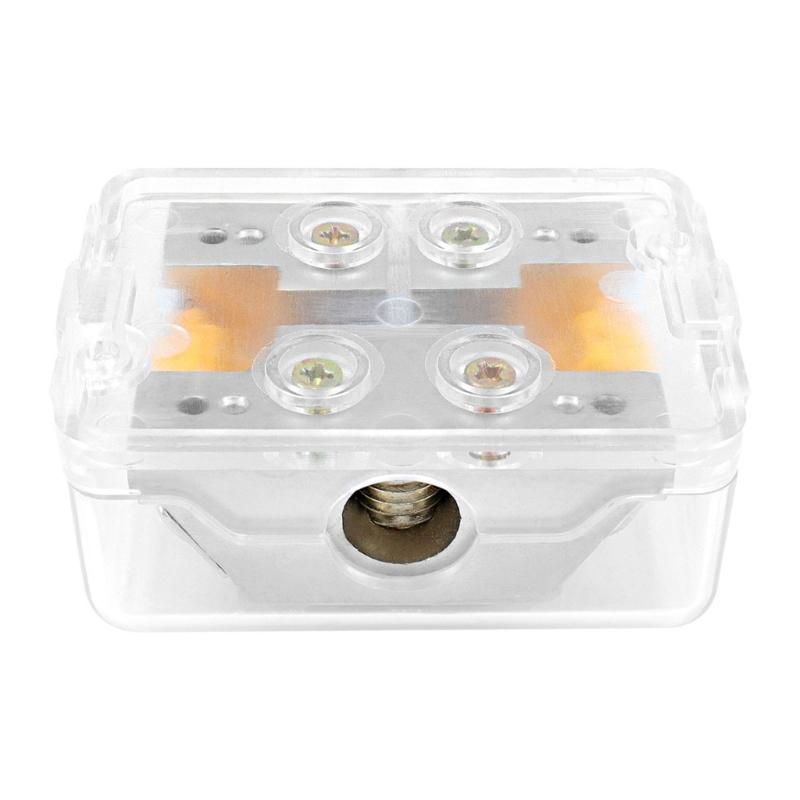 Vehicle Circuit Expansion Kit 1 To 2 Way Fuses Box With Overload Protection Ideal For Car Audios And Lighting Upgrades