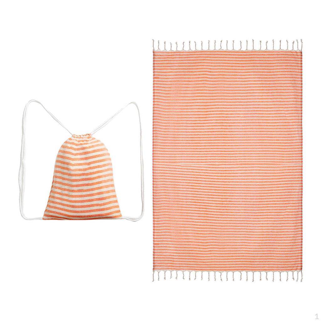 Хлопковое турецкое пляжное полотенце-одеяло быстросохнущее впитывающее походное складное аксессуары для плавания