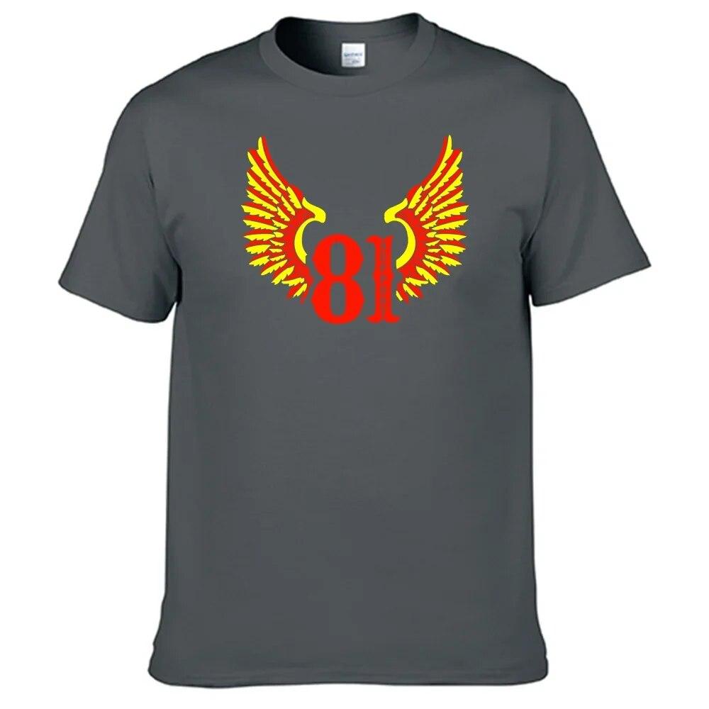 Футболка Support 81 Hells Angels, унисекс, 100% хлопок, топ продаж, рубашка N12