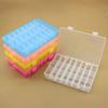 New Practical Adjustable Plastic 24 Compartment Storage Box Case Bead Rings Jewelry Display Organizer