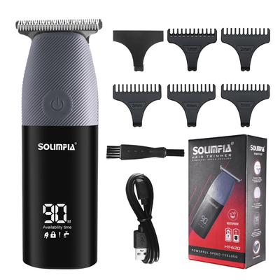 Электрическая машинка для стрижки волос SOLIMPIA, портативная мужская машинка для стрижки хлеба, беспроводная аккумуляторная машинка для стрижки волос, влажная/сухая