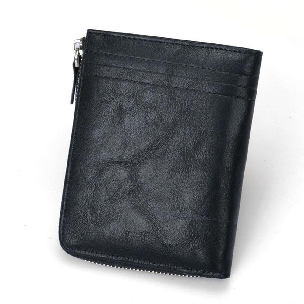 Bag ID Credit Card Holder Business Card Case Money Clips Male Purses Men Wallet Short Coin Purse