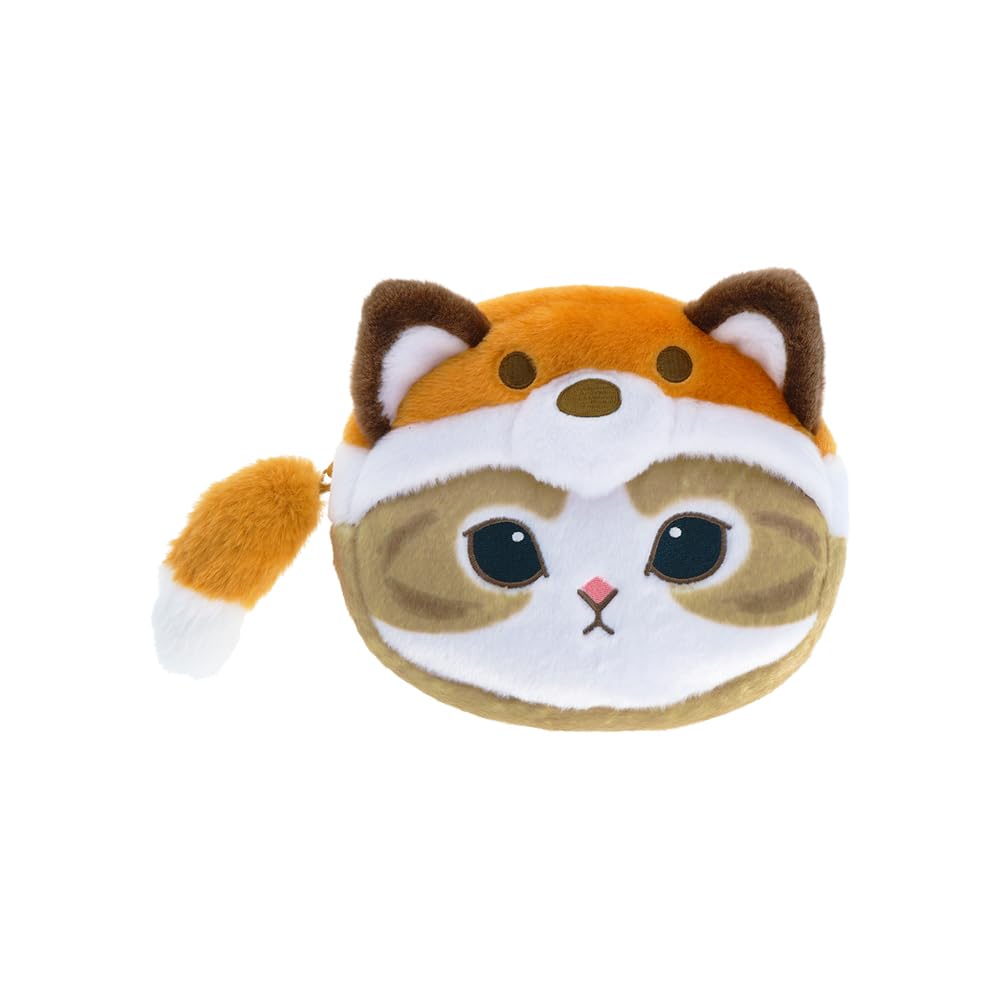 Stationery mofusand Pen Case with Charm S1428500 Sun-Star - Kitsune-nyan (Fox Cat)