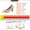 Fashion Aphixta Big Size 45 Classic Party Pumps Women High Chunky Heels Pumps Elegant Women High Heels Zapatos Mujer 2024 Tendencia