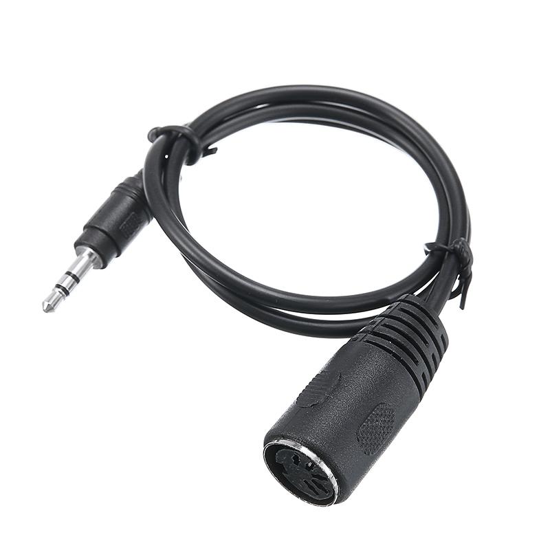 Мини-разъем 3,5 мм TRS «папа» на 5-контактный разъем MIDI DIN «мама» Кабель-переходник