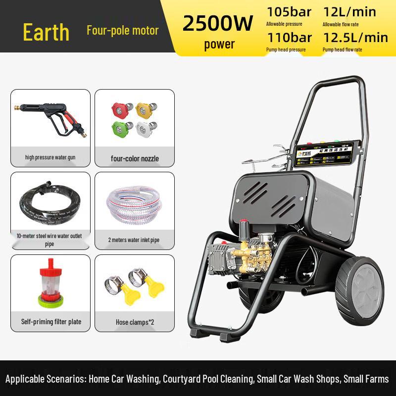 JiaShuEr High-Pressure Car Washer CN plug (adapter included)