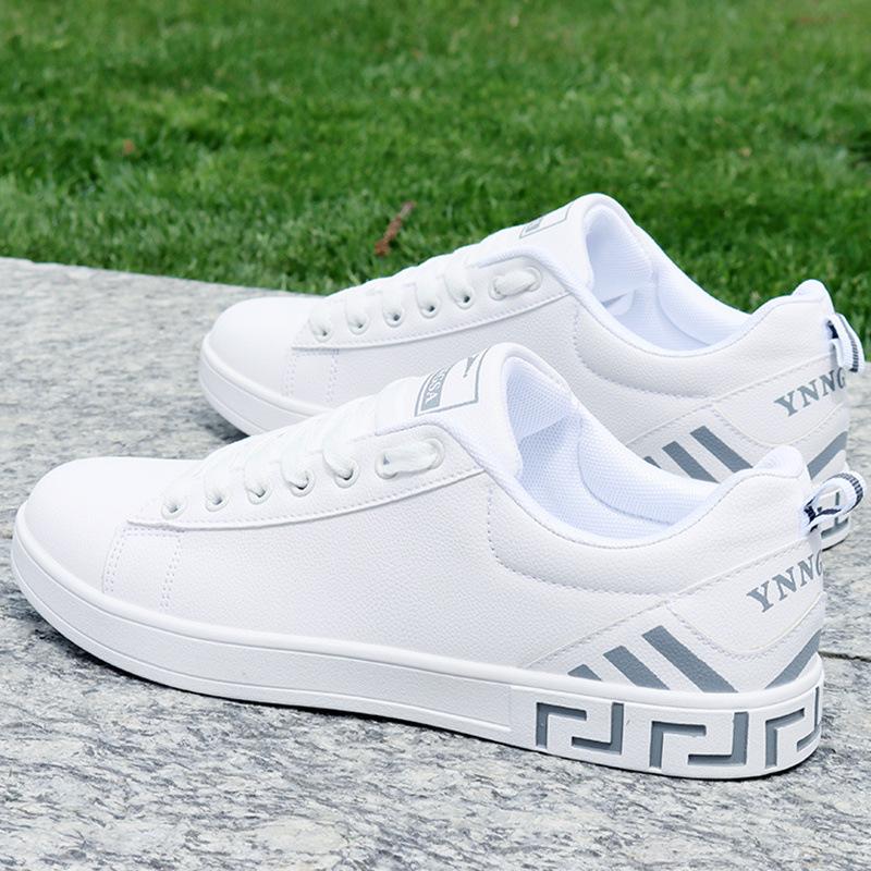 Men's Shoes 2025 Spring Waterproof Little White Shoes Korean Version of Sports and Leisure Shoes Korean Version of Trendy Versatile Non-slip Board Sh