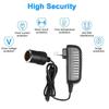 Car Power Adapter AC To DC Converter AC110-240V To DC12V Power Supply Transformer Female Auto Cigarette Lighter Socket Plug