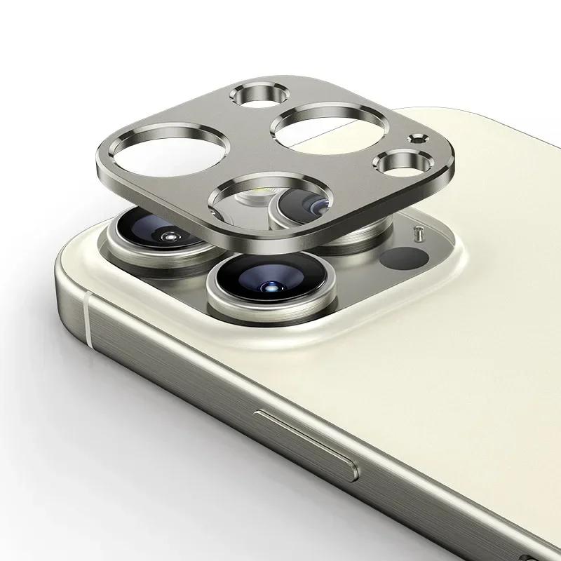Aluminum Metal Rear Camera Lens Protector for IPhone 16 Pro Max 16Plus 16Pro 16ProMax Lens Cover Screen Protector Lens Ring Film