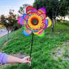 Уличная игрушка-вертушка «Подсолнух и насекомое» для детей - Дизайн «Красочный воздушный шар»