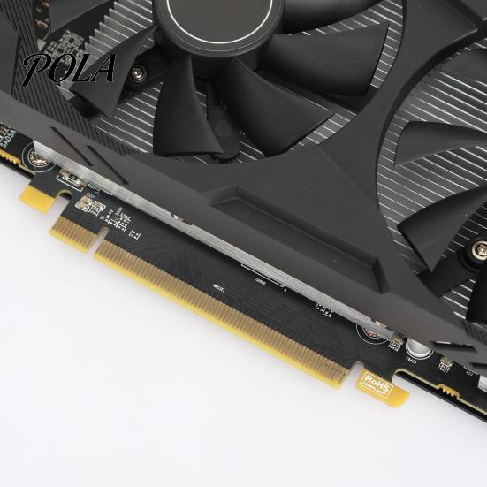 Настольная видеокарта RX580 с двойным вентилятором 8 ГБ GDDR5 256-битная DP/HDMI-совместимая Аксессуары для игрового компьютера
