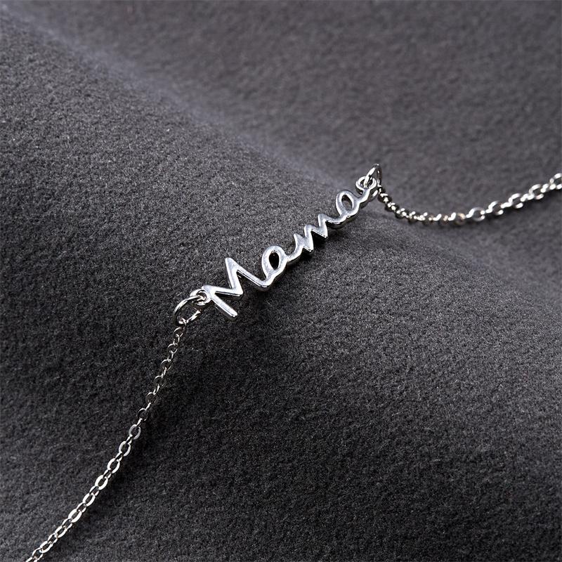 Fashionable Letter Mama Pendant Link Chains Charms Bracelet For Women Mom Jewelry Party Lover Mum Mother's Day Jewelry Gifts