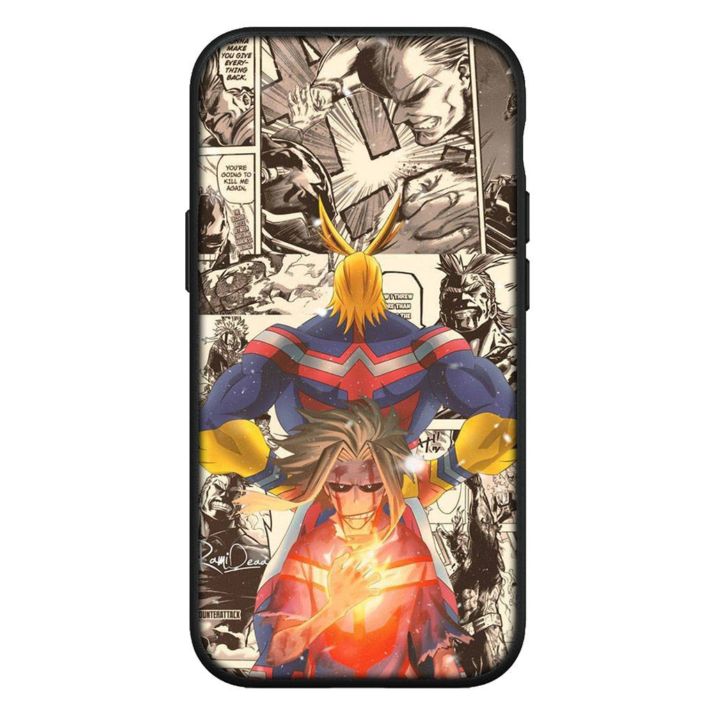 Для Samsung Galaxy S24 S23 iPhone 16 15 14 Xiaomi Redmi Note 13 12 11 10 8 Plus 9 Pro Max X XR чехол для телефона My Hero Academia All Might OPPO Huawei Cover