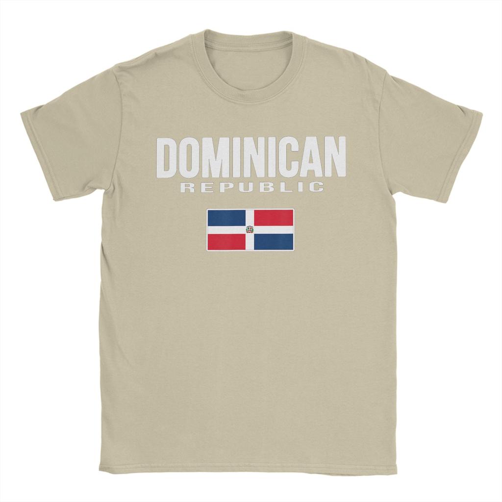 Vintage T Shirt Summer DR Dominican Republic Flag Republica Dominicana Souvenir TShirts for Unisex Plus Size Short Sleeve Tees