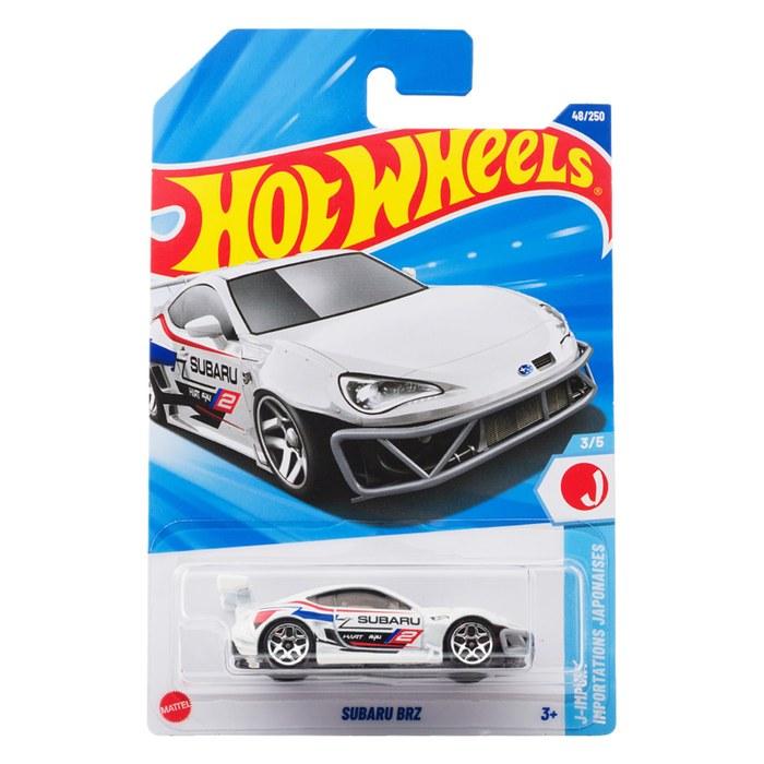 Hot Wheels Basic Car Subaru BRZ Vehicle Toy 1/64 Scale White JFN55