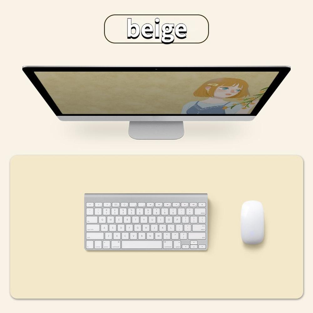 Защитный коврик для офисного стола больших размеров, водонепроницаемый коврик для мыши из искусственной кожи, настольная клавиатура, игровой коврик для мыши, аксессуары для ПК