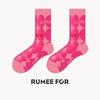 5 пар женских весенних и летних носков Sweat Tide Love In The Tube Cotton Socks