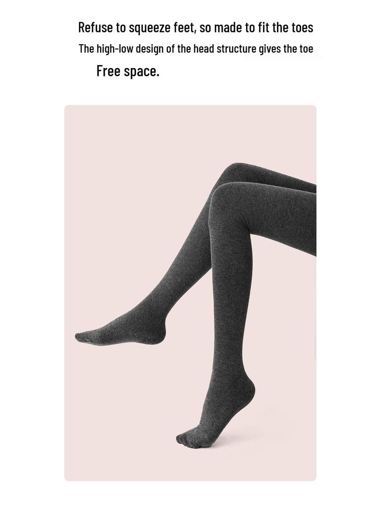 Очень длинные женские колготки из плюшевого бархата - Утягивающие, микро-давление и без провисания ластовицы для осени/зимы