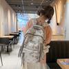 Schoolbag new niche design tie-dye schoolbag female junior high school student lightweight backpack college student leisure travel printed backpack