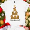 Capybara Christmas Tree T-Shirt, Holiday Capybara Tee, Cozy Cotton Tee