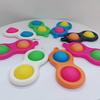Игрушка-поп-ит Брелок-подвеска Снятие стресса и тревоги Игрушка-лопалка для пупырок Сенсорная игрушка-фиджет Подарки для вечеринки