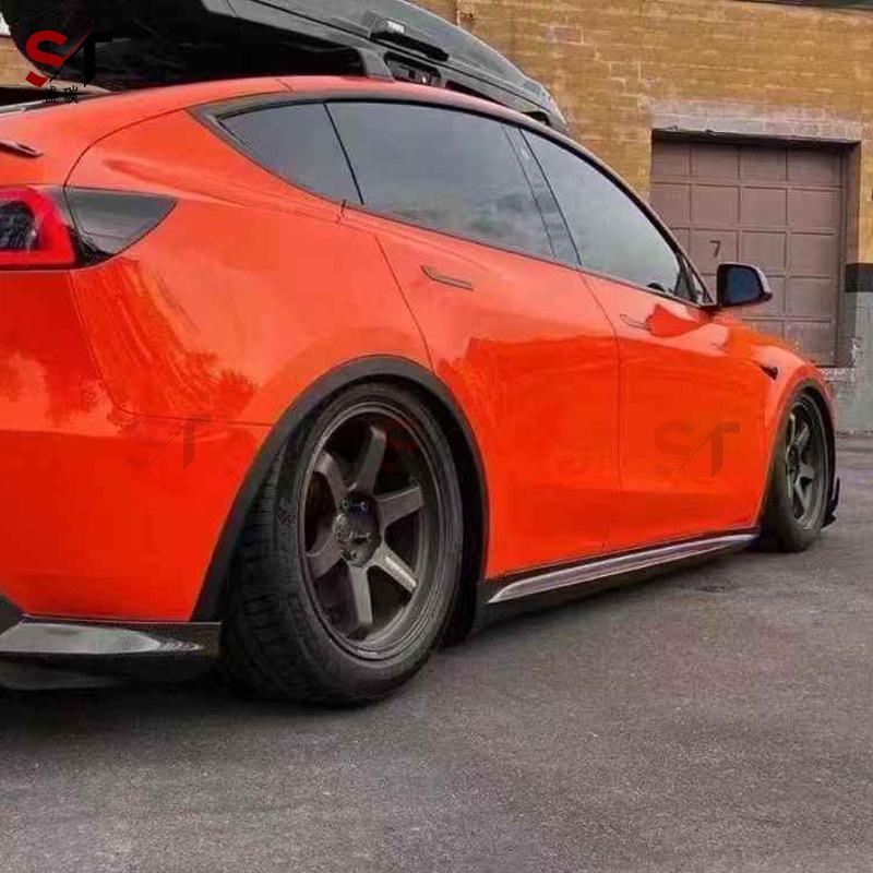 Комплект обвеса и боковые юбки из углеволокна для Tesla Model Y