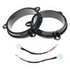 2Pcs Car Speaker Spacer Adapter 6.5 Inch Plastic Refitting Audios Anti-Slip Washer Mat Horn Gasket Spacers