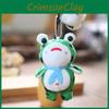Frog Cute Little Keychain Cartoon Kids Backpack Hanging Ornament Birthday Gift