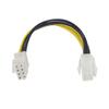EPS 8-Pin Male To ATX 4-Pin Female Motherboard CPU Power Supply Adapter Cable