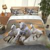 Single Duvet 3D Printed Animal Horse Duvet Cover Set Queen Size Bedding Set With Pillowcase Twin Full King Microfiber Comforter