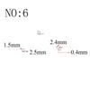 20PCS Wire Diameter 0.3mm Micro Mini  304 Stainless Stee Torsion Spring  For Jewelry