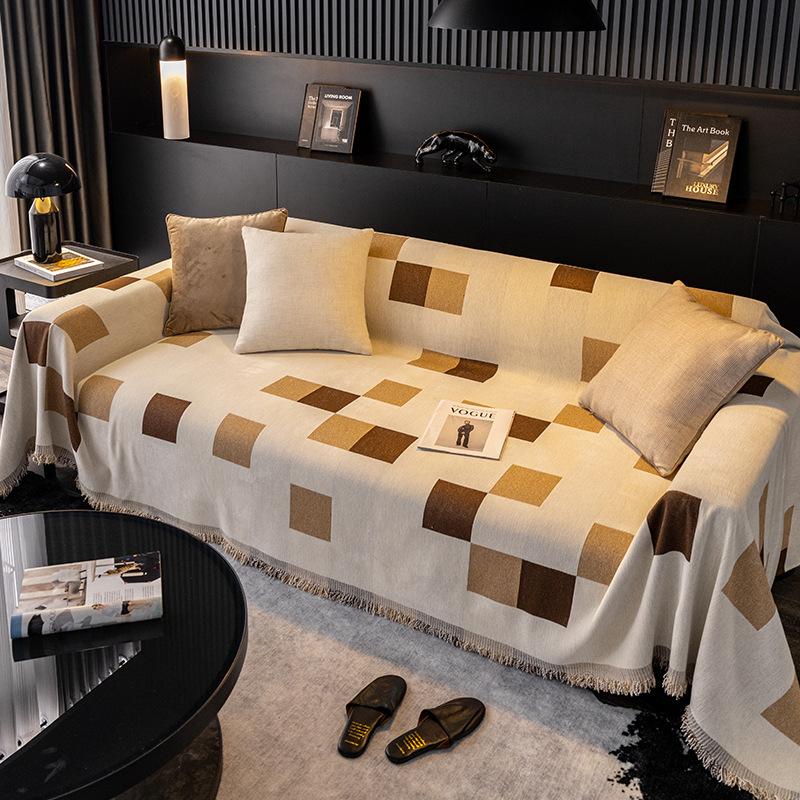 Ткань для чехла на диван из синели, универсальное простое современное полотенце для дивана на четыре сезона, не царапающееся покрывало для дивана, полотенце, чехол для дивана, одеяло