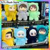 In Stock Genuine Jujutsu Kaisen Eaki Kaigyoku Cat Park Party Gojo Satoru Doll Box Plush Keychain Charm Desk Decor Gifts Toys