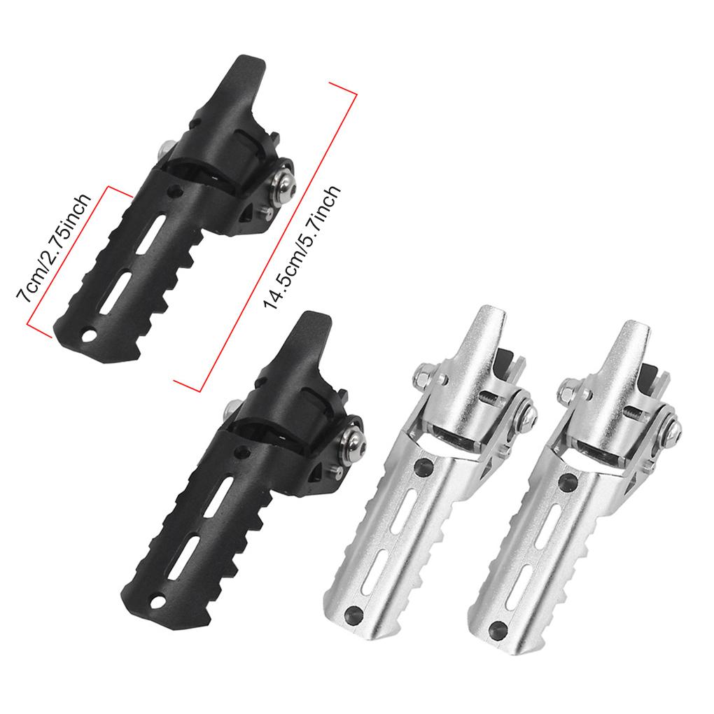 Комплект из 2 подножек для мотоцикла, складная подставка для ног, подножка для педали, ремонт, замена для F 800 GS Adventure S1000XR, черный
