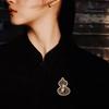 Новая китайская полая тыква жемчужная элегантная брошь-костюм для женской одежды пальто корсаж ювелирные аксессуары подарки