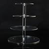 Прозрачный круглый держатель для торта, акриловый, 44989, ярусная стойка для кексов, подставка для вечеринки