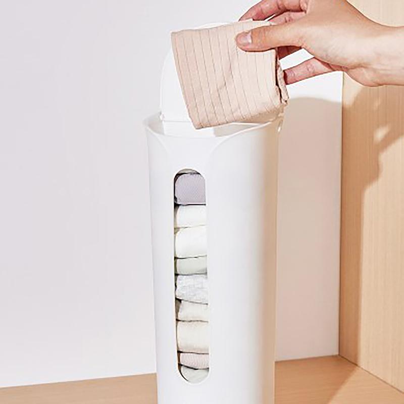 1Pc Multifunction Wall-Mounted Storage Box Closet Hanging Underwear Garbage Home Panties Bag Organizer Holder Socks Dispenser