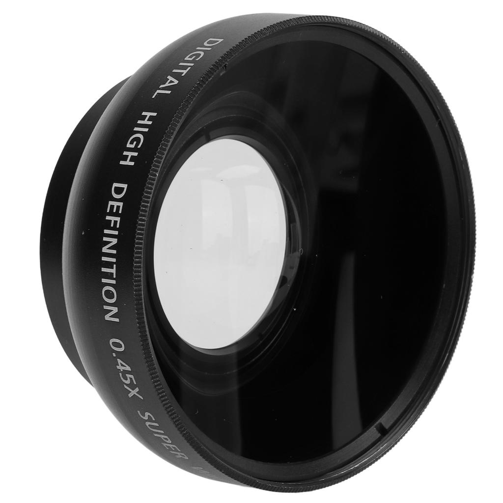 43mm 0.45X Wide Angle Lens Alloy and Optical Glass for 43MM Filter Aperture Camera Lenses