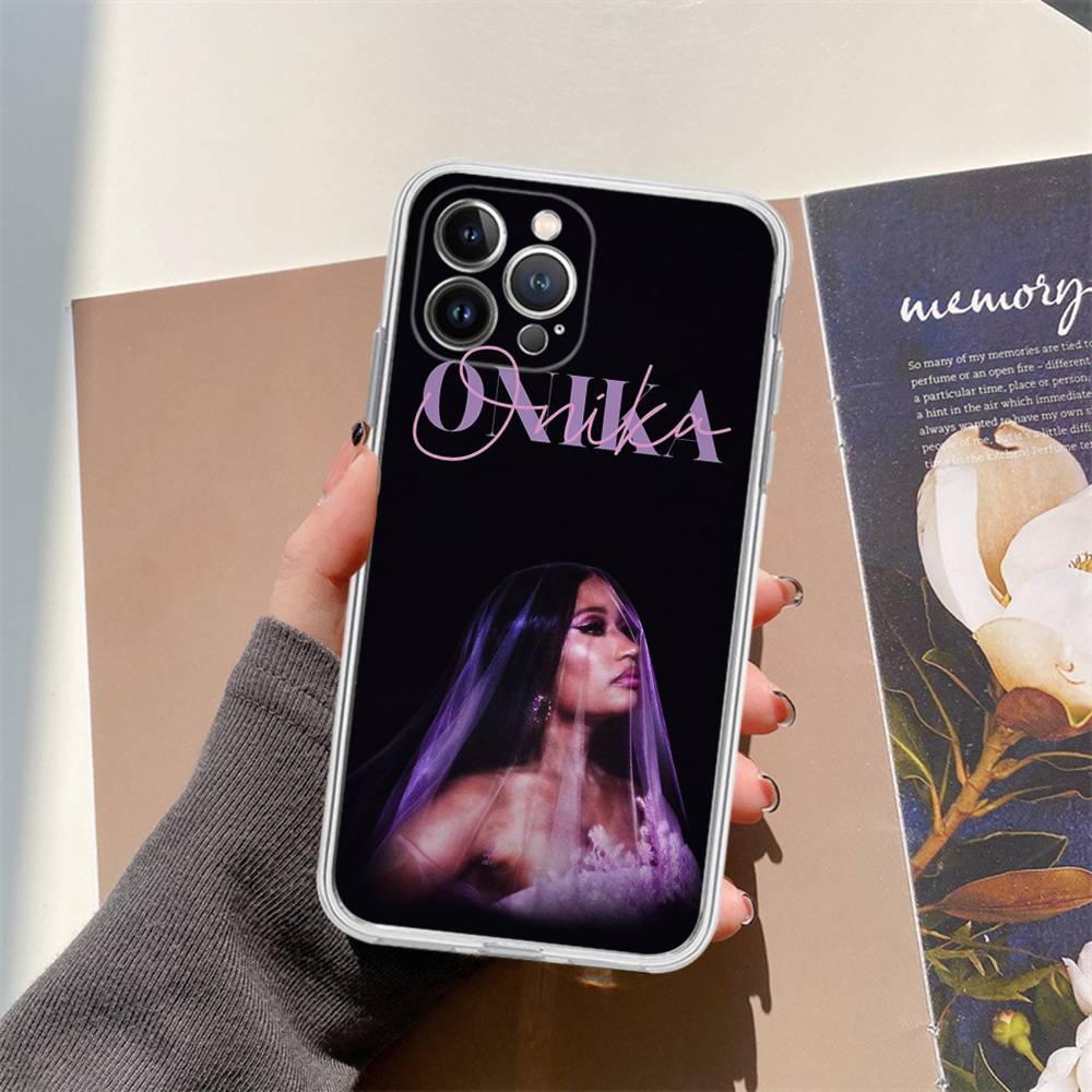 Ники Минаж Рэпер Чехол для телефона IPhone 16 15 Promax IPhone 14 11 12 Высококачественный 13 Pro Силиконовый
