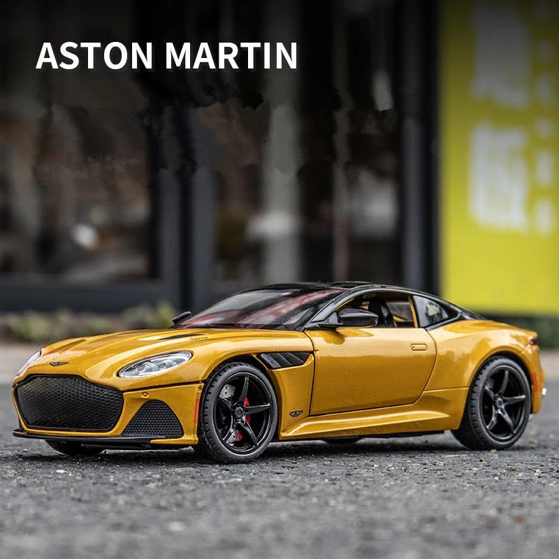 1/22 Aston Martin DBS Superleggera Сплав Спортивный Автомобиль Литые и Игрушечные Транспортные Средства Металлическая Модель Автомобиля Симуляция Коллекция Игрушки Подарок