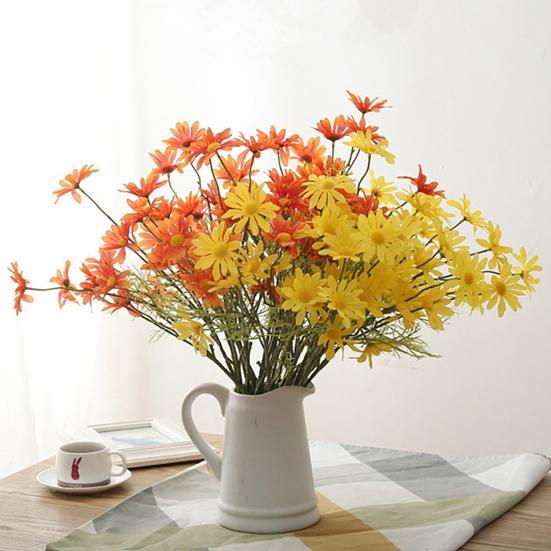 1 шт. поддельный цветок 5 головок яркие красочные специальные широкое применение искусственный цветок для стола