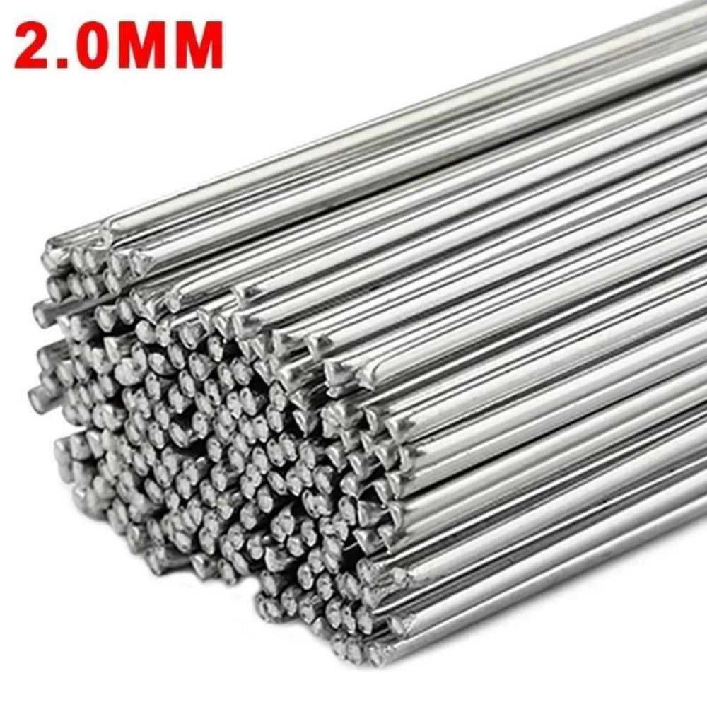 100/10PCS Aluminum Welding Rods Easy Melt Low Temperature Universal Silver Welding Cored Wire Solder Repair Holes Hand Tools