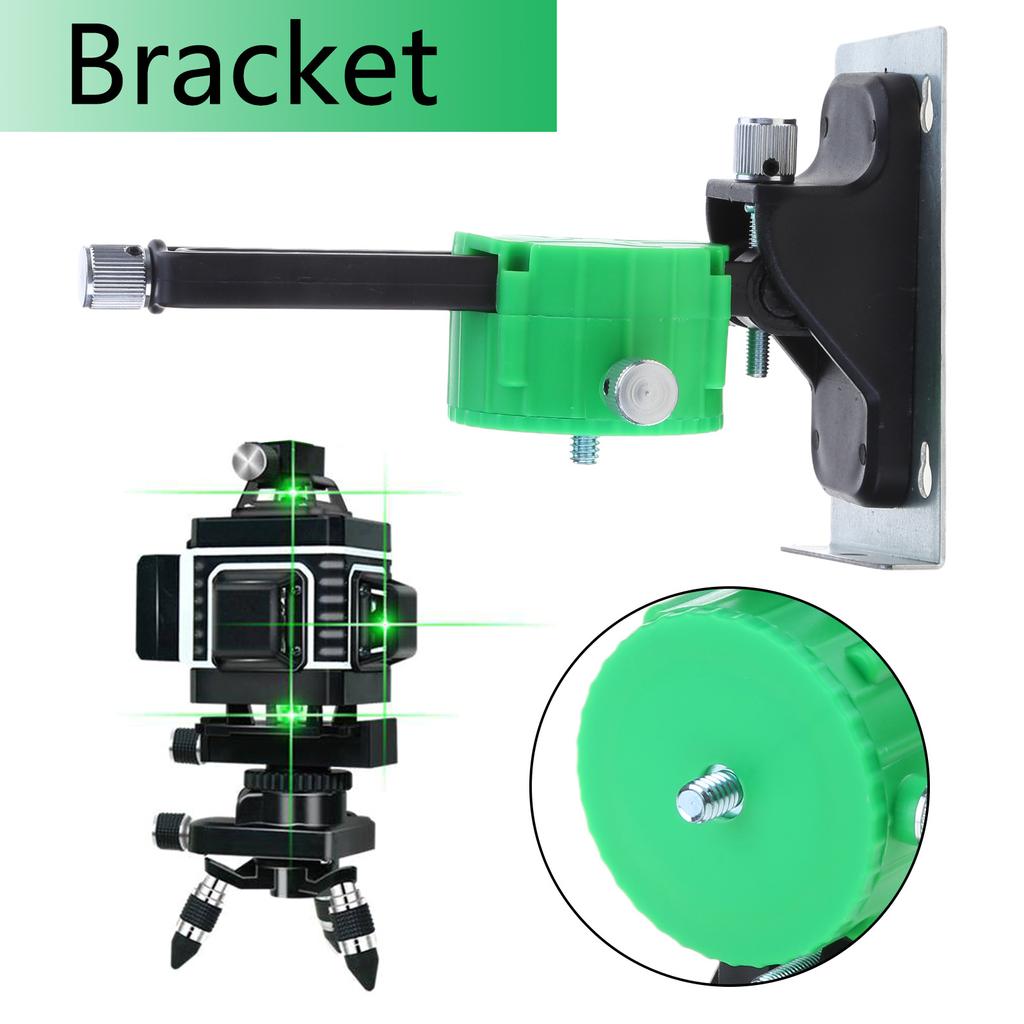 Laser Level Adjustable Magnetic Stand Holder Mount Wall Bracket 1/4'' Thread for 8 12 Line Laser Level Hanging Bracket