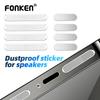 FONKEN Mobile Phone Dustproof Net Stickers Speaker Mesh Anti Dust Proof Protection Film Earpiece Handset Dust Accesorios For IP 12/13