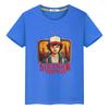 Stranger Things Print 100%Cotton T Shirt for Kids Boy10year Anime Tees Y2k One Piece Kawaii Short Tops Tshirt Kids Clothes Girls