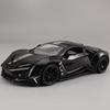 1:24 Lykan Hypersport Alloy Sports Car Model Diecast Metal Racing Vehicle Model High Simulation Sound and Light Kids Toy Gift