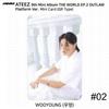 ATEEZ 9-й мини-альбом THE WORLD EP.2 OUTLAW Platform Ver QR Фотокарточка Изображение карты