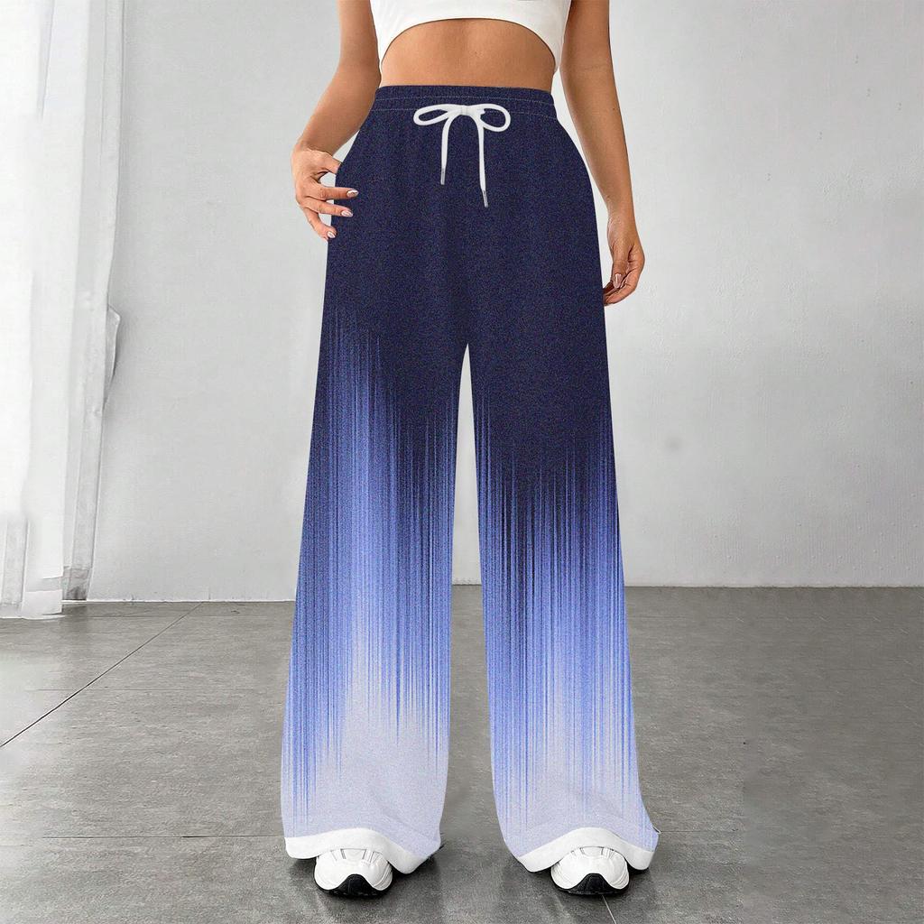 Женские модные свободные повседневные спортивные брюки с завязками на талии, повседневные брюки