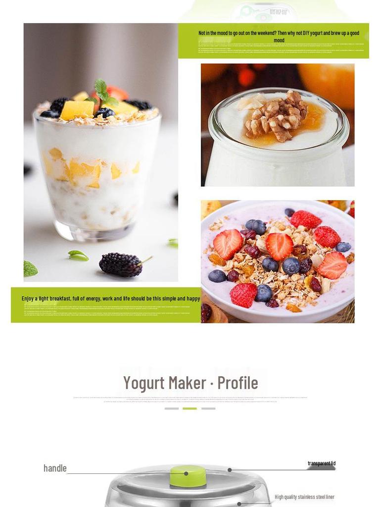 Автоматическая йогуртница, натто и рисового вина с 50 пакетиками бактериального порошка и 3 чашками - Многофункциональная бытовая мини-машина